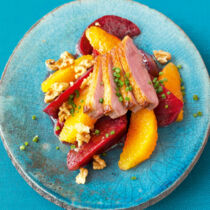 Entenbrust mit Rote-Bete-Salat