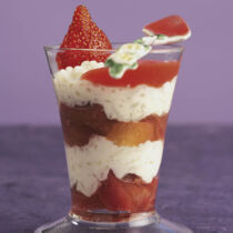 Joghurtrisotto mit Aperol-Jus