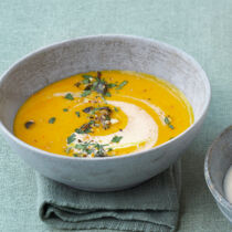 Kürbis-Orangen-Suppe