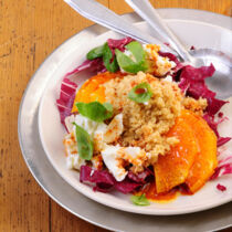 Couscous-Salat mit Blutorangen Couscous-Salat mit Blutorangen
