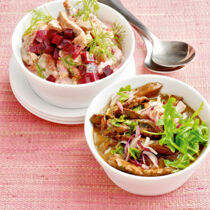 Geschnetzeltes mit roter Bete Geschnetzeltes mit roter Bete