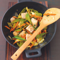 Karpfenfilet aus dem Wok Karpfenfilet aus dem Wok