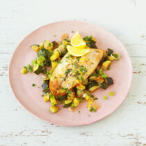 Zitronenfisch mit Zucchini Zitronenfisch mit Zucchini