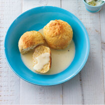 Rohrnudeln mit Vanillesauce