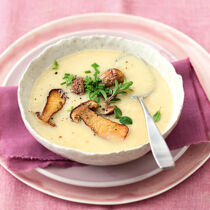 Kartoffelsuppe mit Steinpilzen
