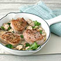 Schweinelendchen in Pilzrahmsauce Schweinelendchen in Pilzrahmsauce