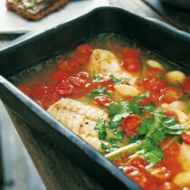 Fisch in Tomatensugo