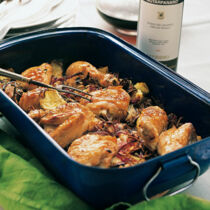 Hühnchen mit Artischocken