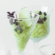 Gurken-Ingwer-Sorbet