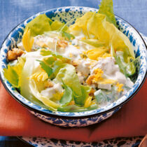 Hühnersalat mit Zitronenmayonnaise Hühnersalat mit Zitronenmayonnaise