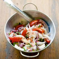 Scharfer Tintenfischsalat (Yam Pla Mük) Scharfer Tintenfischsalat (Yam Pla Mük)