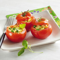 Gefüllte Tomaten mit Mozzarella