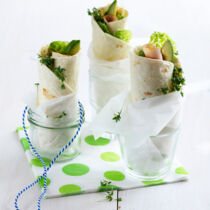 Puten-Wrap mit Avocado