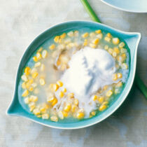 Maispudding mit Honig Maispudding mit Honig