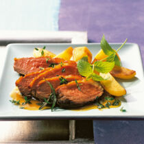 Entenbrust mit Kräutern Entenbrust mit Kräutern