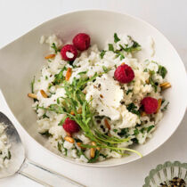 Ziegenkäse-Risotto