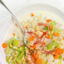 Eblysuppe mit Gemüse