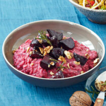 Rote-Bete-Mohn-Risotto