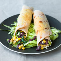 Enchiladas mit Spinat