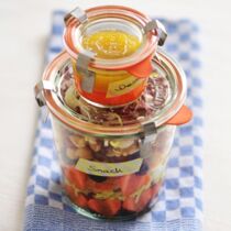 Valentinstags-Wintersalatsnack