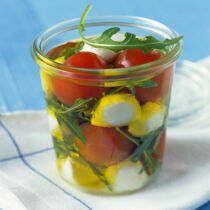 Caprese im Glas Caprese im Glas