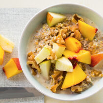 Frischkornbrei mit Obst Frischkornbrei mit Obst