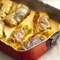 Wirsingwickerl mit Huhn und Steinpilzen