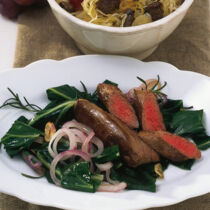 Lammfilet mit Mangold Lammfilet mit Mangold