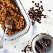 Kaffee-Granité mit Vanillesahne Kaffee-Granité mit Vanillesahne