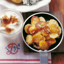 Bratkartoffeln mit Dickmilch Bratkartoffeln mit Dickmilch