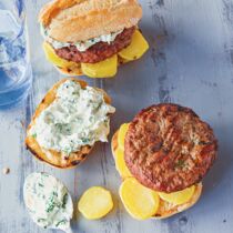 Frankfurter-Grüne-Soße-Burger Frankfurter-Grüne-Soße-Burger