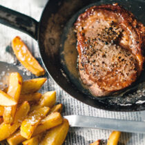 Steak frites - Steak mit Pommes frites