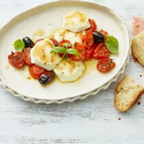 Ofentomaten mit Honigkäse