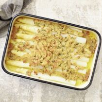 Spargel mit Knusperbröseln