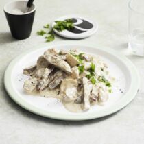 Seitan-Geschnetzeltes Seitan-Geschnetzeltes