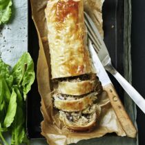 Strudel mit Blut- und Leberwurst Strudel mit Blut- und Leberwurst