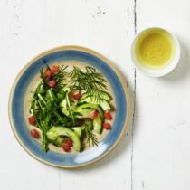 Gurke, Rucola, Paprika