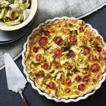 Tomaten-Lauch-Tarte