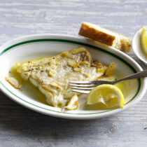 Fischfilets in Knoblauchöl