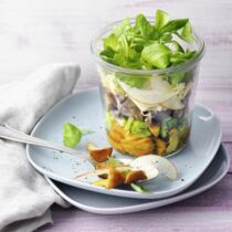 Pfifferlingsalat mit Maronen Pfifferlingsalat mit Maronen