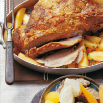 Lammkeule mit Joghurtkruste