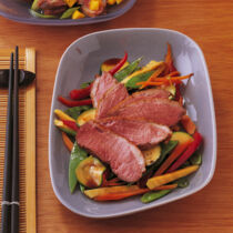 Wokgemüse mit Entenbrust Wokgemüse mit Entenbrust