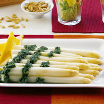Spargel mit Bärlauchpesto Spargel mit Bärlauchpesto