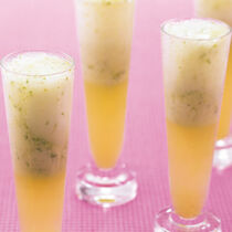 Basilikum-Limetten-Sorbet Basilikum-Limetten-Sorbet