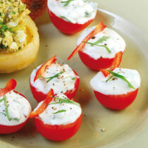 Gefüllte Kirschtomaten Gefüllte Kirschtomaten