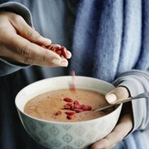 Amarant-Porridge mit Goji-Beeren-Power