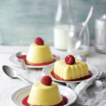 Pannacottamit Himbeercoulis