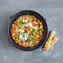 Eier-Tajine mit Paprika Eier-Tajine mit Paprika