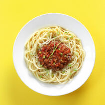 Spaghetti mit Blitzbolognese Spaghetti mit Blitzbolognese