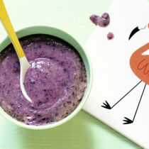 Heidelbeer-Grieß-Hanf-Brei Heidelbeer-Grieß-Hanf-Brei